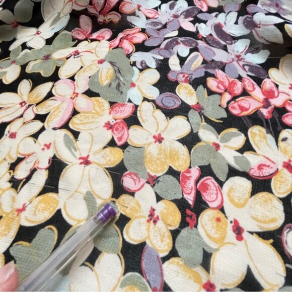 Maxi Chiffon Skirt Reversible Womens Small Floral  Whimsical Fairy Romantic Y2K - Picture 14 of 14